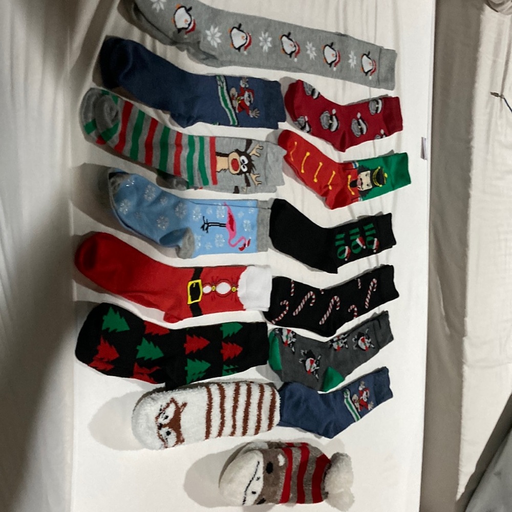 Colorful Christmas Casual Socks